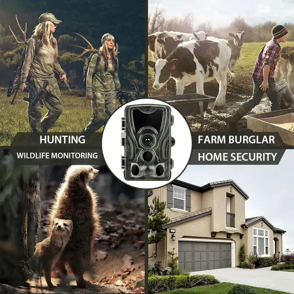 HC-801pro 4G Hunting Trail Camera 4K Video Live Show Night Vision Photo Trap 30MP APP Bluetooth Control Wildlife Cameras