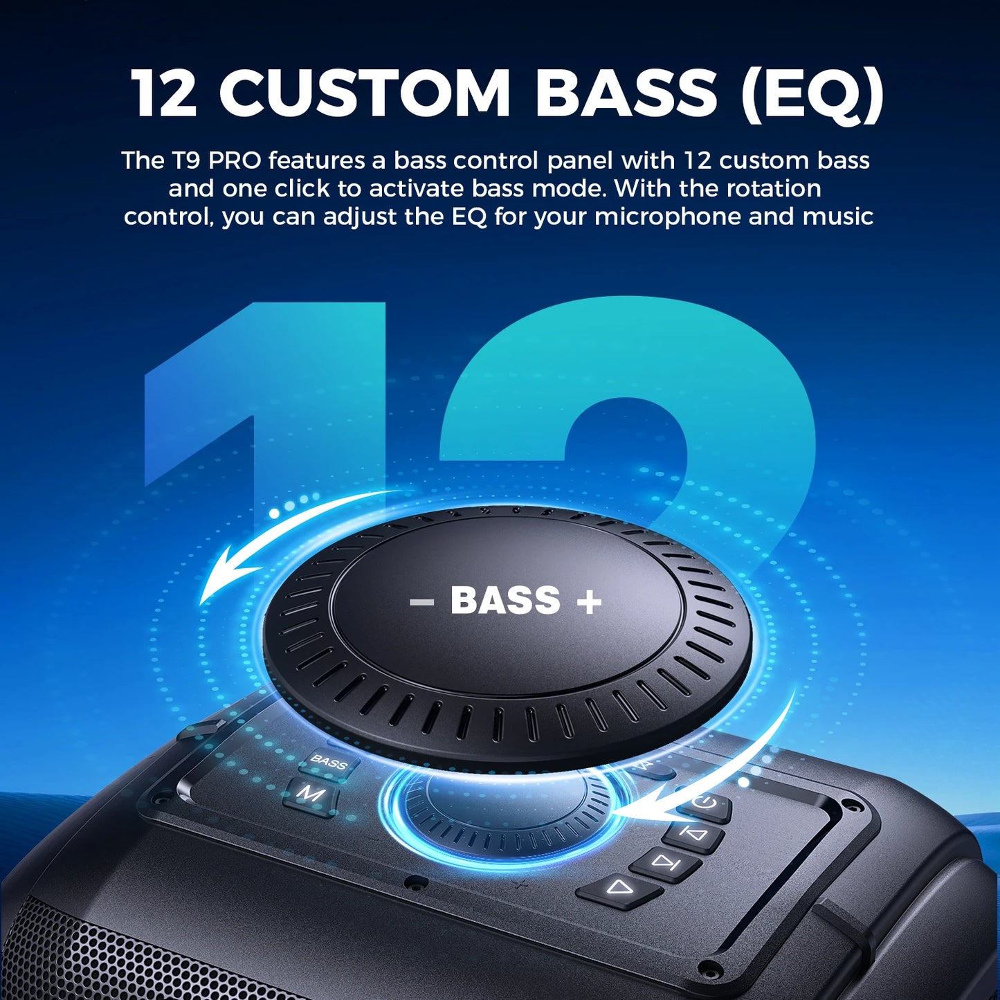 250W PEAK Large Bluetooth Speaker Loudest/Massive 120dB/12 Custom Bass, V5.3 Big Party Boombox Portable Speaker Wireless