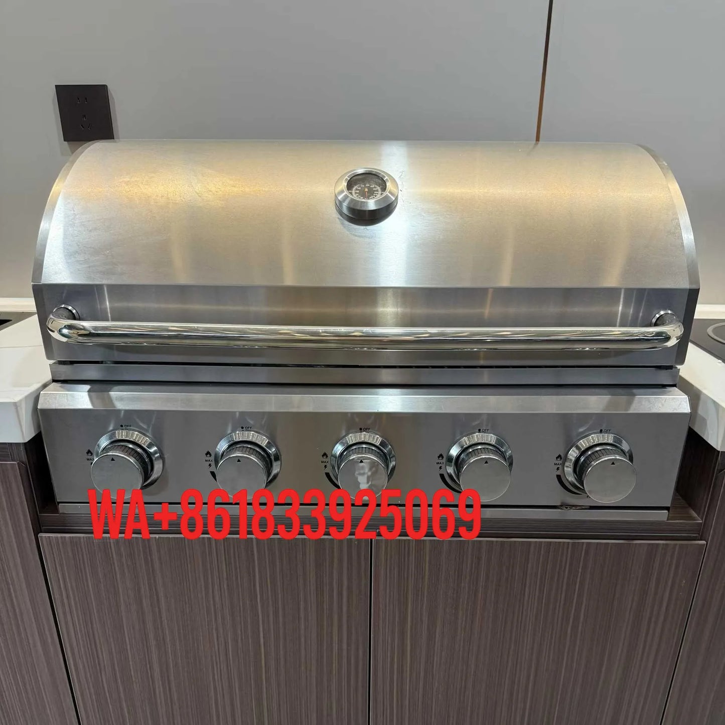 Modern Portable BBQ Grill Station Waterproof Aluminum Alloy Garden Cooking Customized