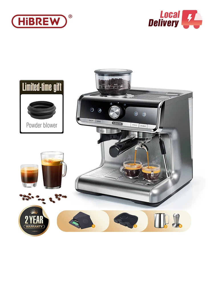 Barista Pro 20Bar Bean to Espresso,Cafetera  Commercial Level Coffee Machine with Full Kit for Cafe Hotel Restaurant H7