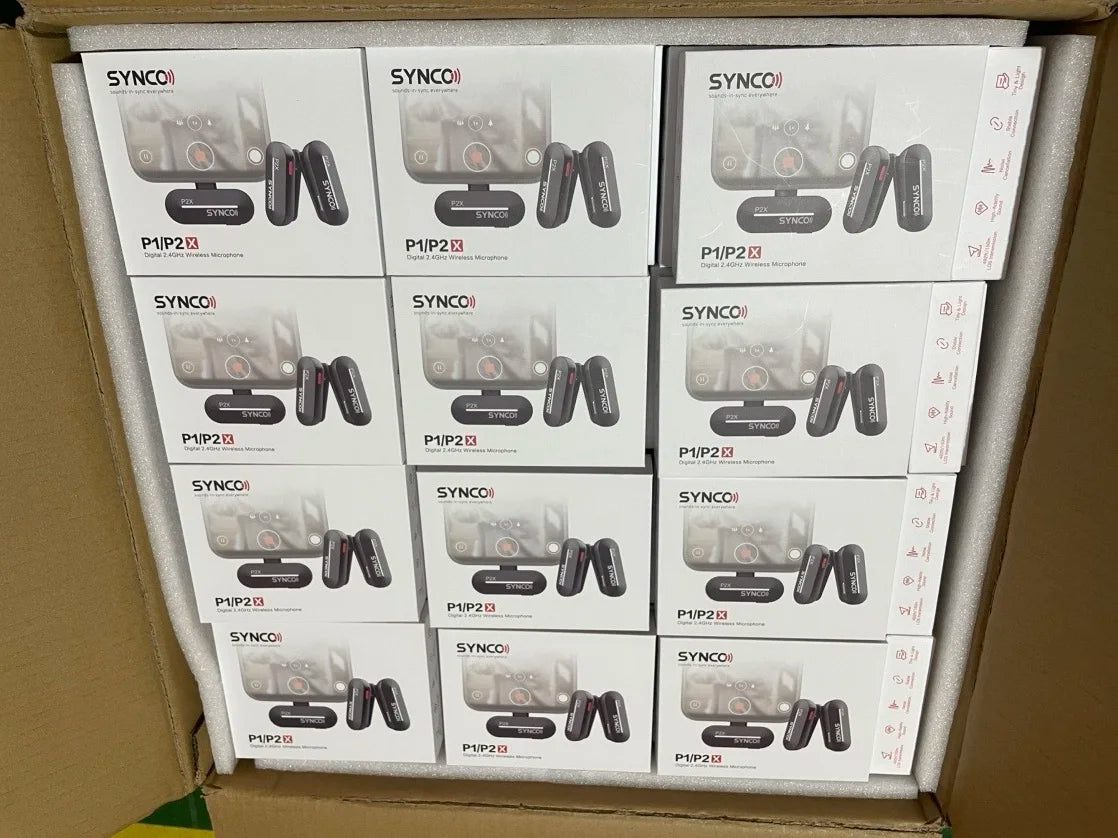 SYNCO P1XT P2XT P1XL P2XL Wholesale Professional Condenser Microphone for Phone Live Streaming Studio 128PCS Bulk Order