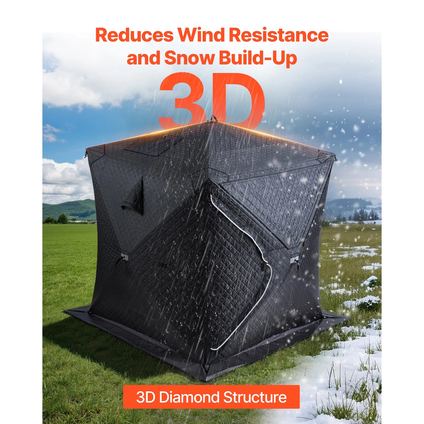 Outdoor Sauna Tent Pro Portable Steam & Dry Sauna for 4 Persons Heavy-Duty Oxford Cloth & Carbon Steel for Camping Home