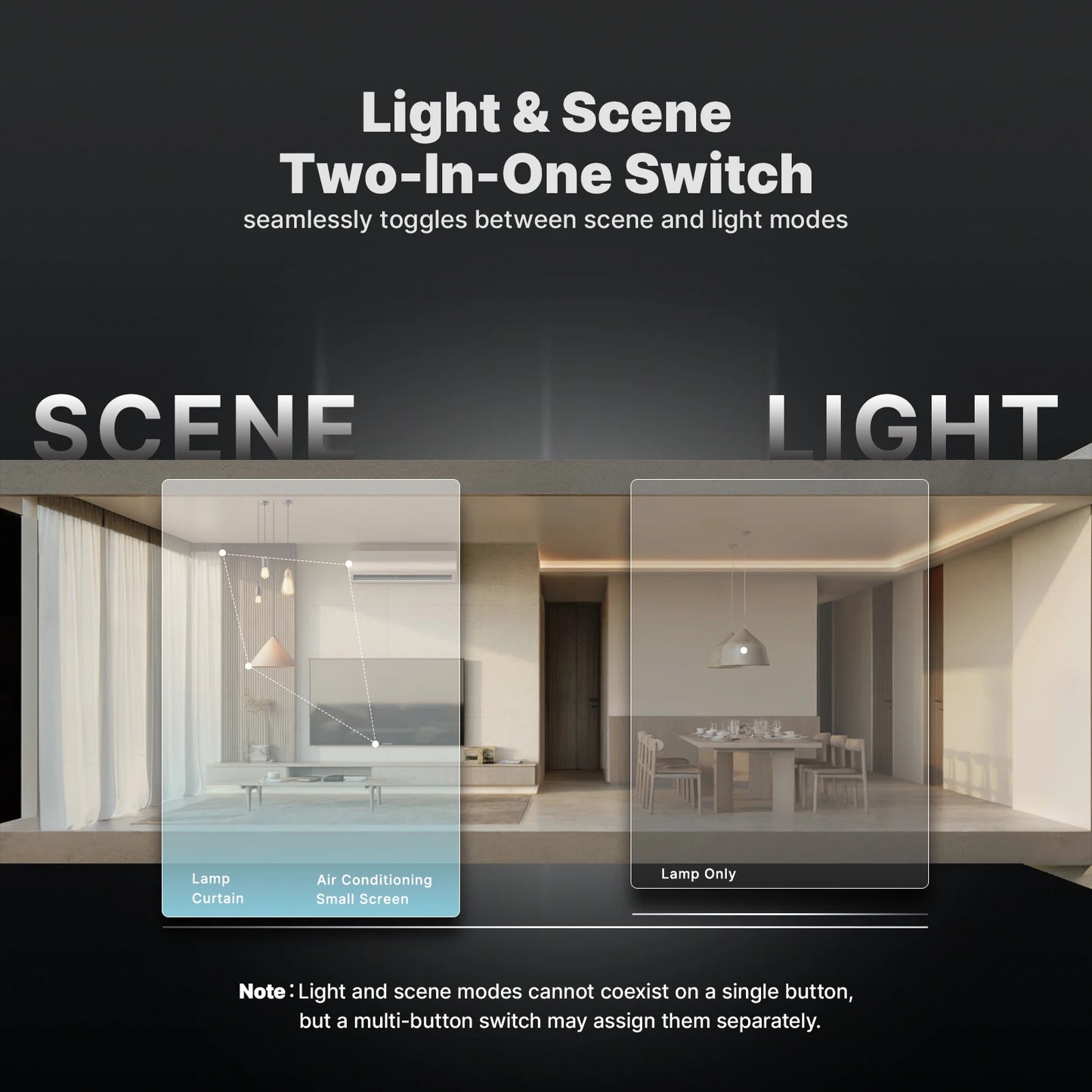 MOES Star Feather Tuya ZigBee Smart Touch Switch US 1/2/3/4 Gang Wall Light Switch Neutral Required Alexa Google Hub Control