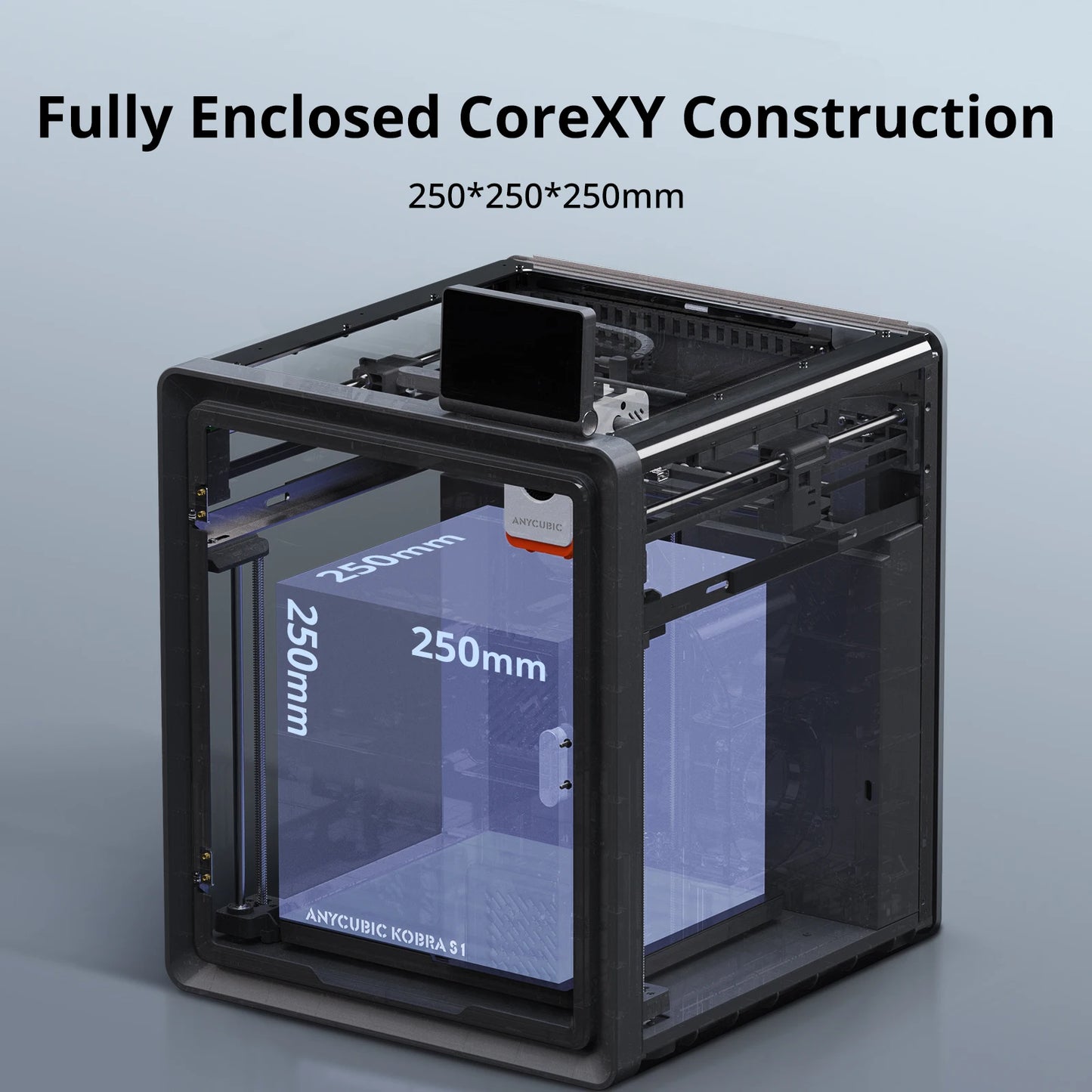 S1 Speedy 3D Printer Core XY Stable Structure Max Speed 600mm/s High Precision Ultra-Quiet 3D Printer