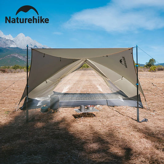 Ultralight Backpacking Tent 15D Nylon Waterproof Hiking Tent 1/2 Person Riding Travel Trekking Shelter Tent
