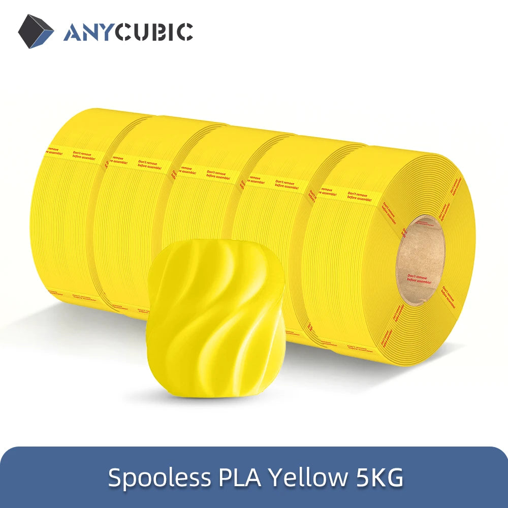 0KG Refill PLA Filament 3D Printer 1.75mm Spooless Plastic Rubber Filament Material For FDM 3D Printer for Kobra 3 S1C