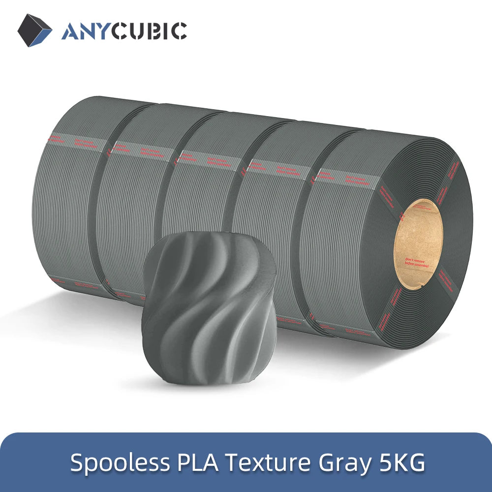 0KG Refill PLA Filament 3D Printer 1.75mm Spooless Plastic Rubber Filament Material For FDM 3D Printer for Kobra 3 S1C
