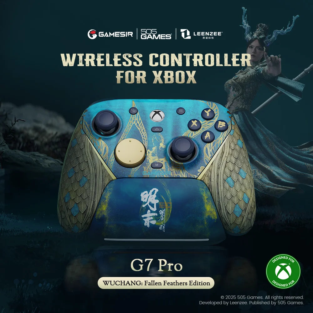 G7 Pro Wuchang: Fallen Feathers Edition, Wireless Xbox Controller for Xbox Series X|S, Xbox One X|S, Steam, PC, Android
