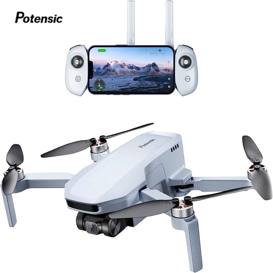 Drones Under 249g GPS Auto Return Single Axis Gimbal EIS Professional Drone Max 4-KM Waypoint Flight Follow Me-ATOM SE