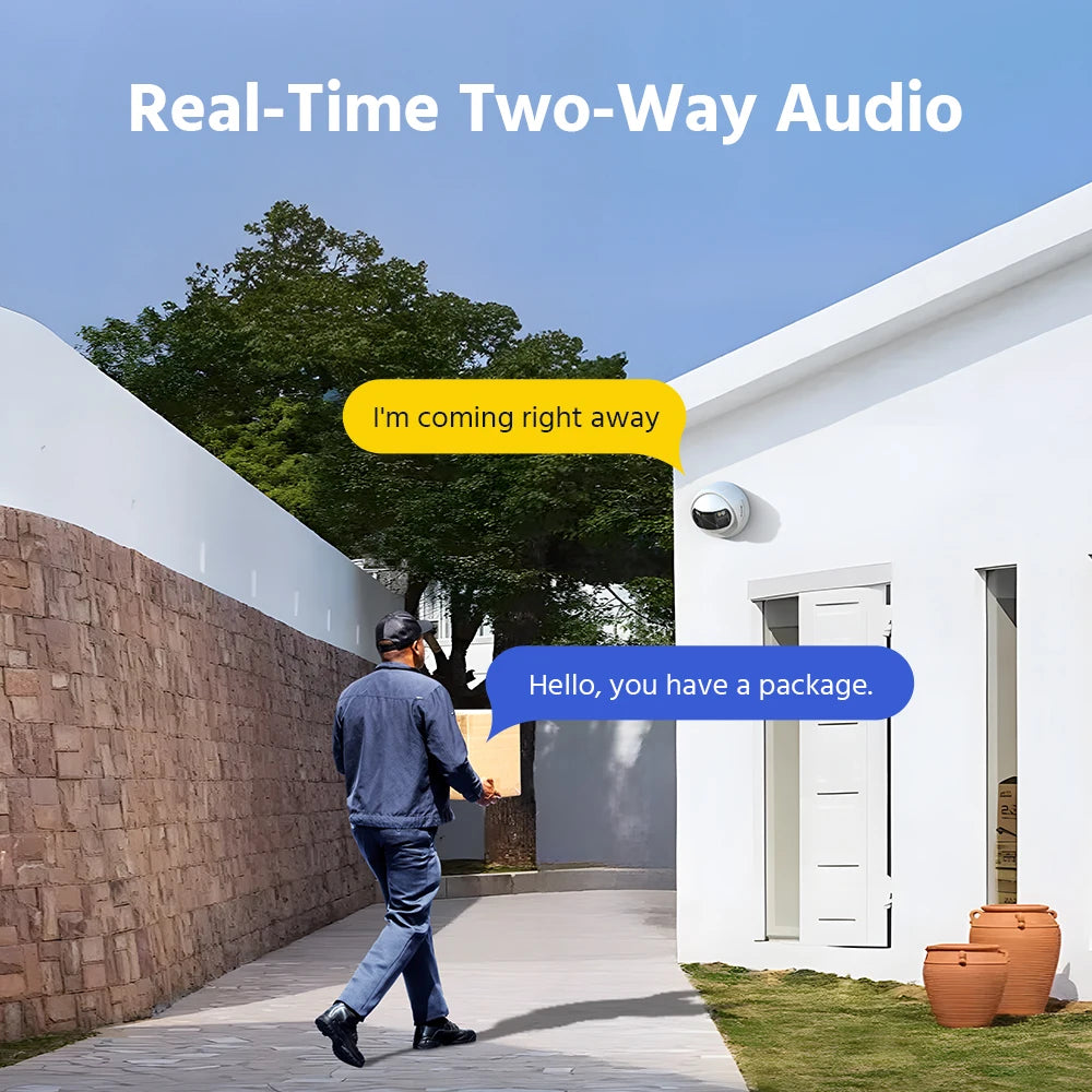 4K 8MP POE Surveillance Camera Dual Lens outdoor poe camera 1/2/4PCS Color Night Vision CCTV Video Security Camera For NVR