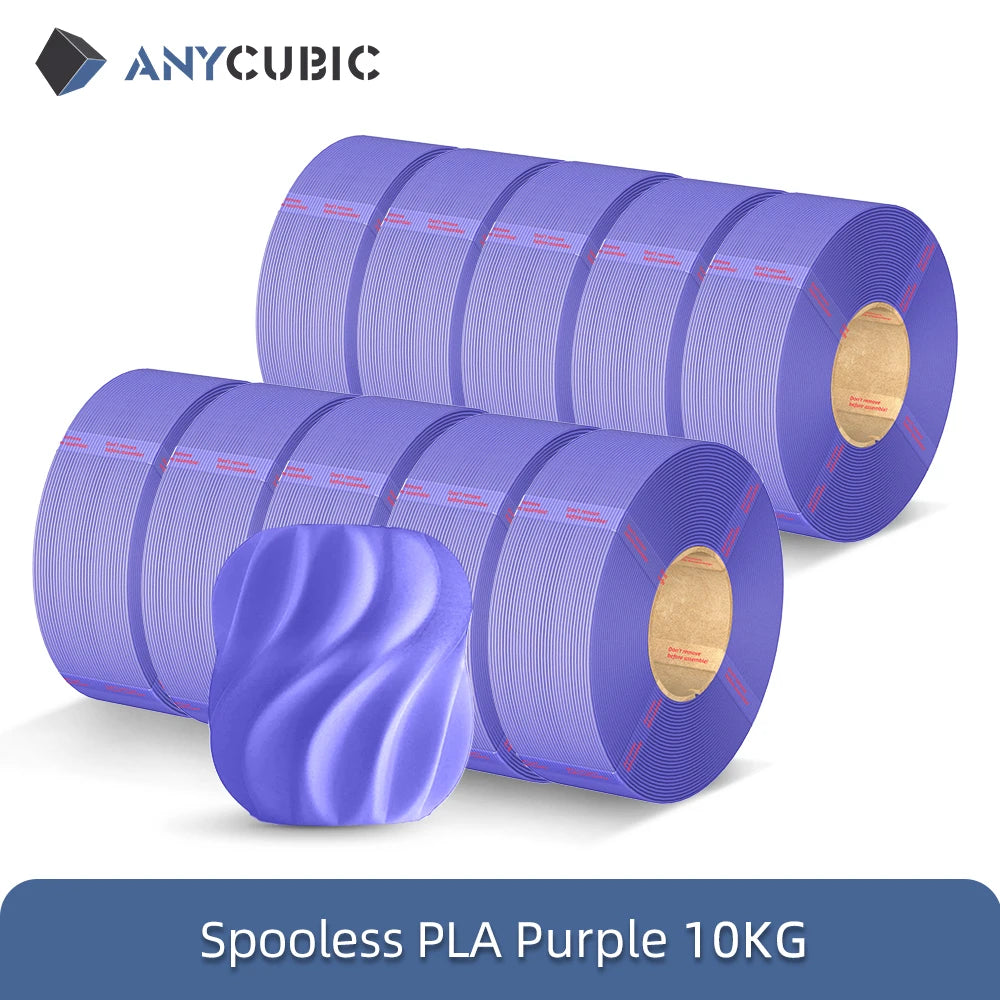 0KG Refill PLA Filament 3D Printer 1.75mm Spooless Plastic Rubber Filament Material For FDM 3D Printer for Kobra 3 S1C