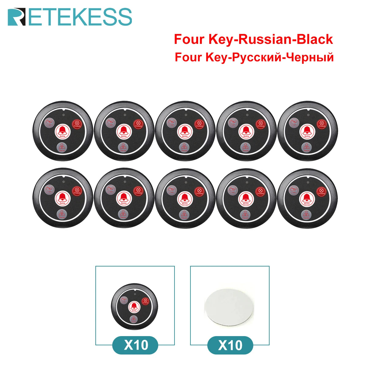 Wireless Waiter Calling System Restaurant Pager T128 Watch Receiver T117 Call Button Customer Service For Cafe