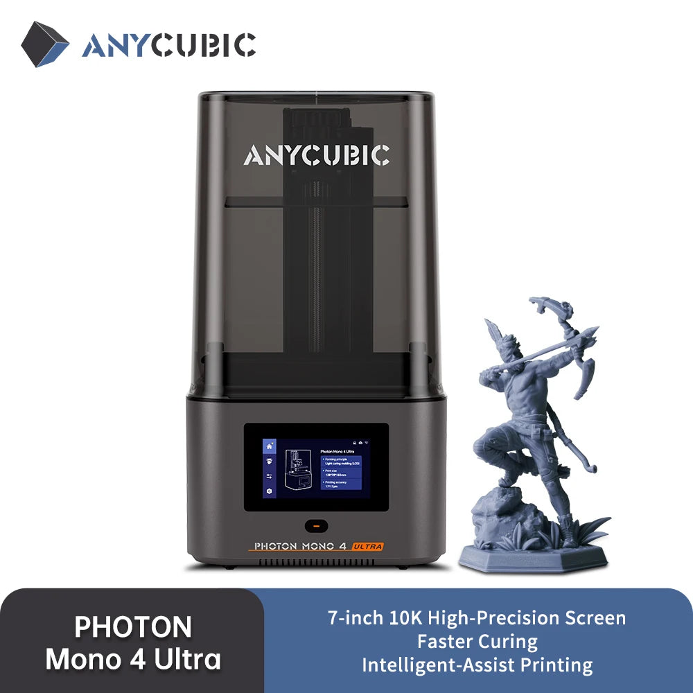 Mono 4 Ultra AE Version LCD 3D Printer 7" 10K High Precision 3D Printing 2.2L Build Volume 236mm*231mm*430mm