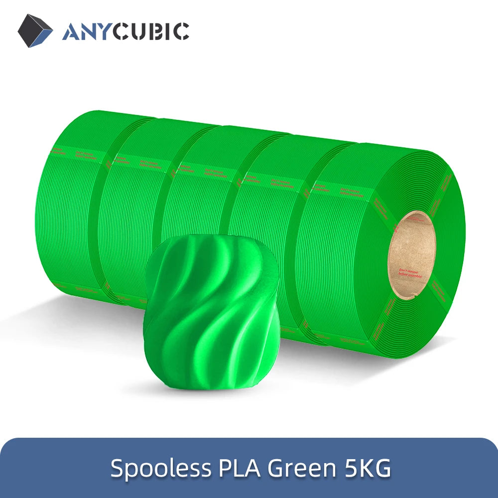 0KG Refill PLA Filament 3D Printer 1.75mm Spooless Plastic Rubber Filament Material For FDM 3D Printer for Kobra 3 S1C