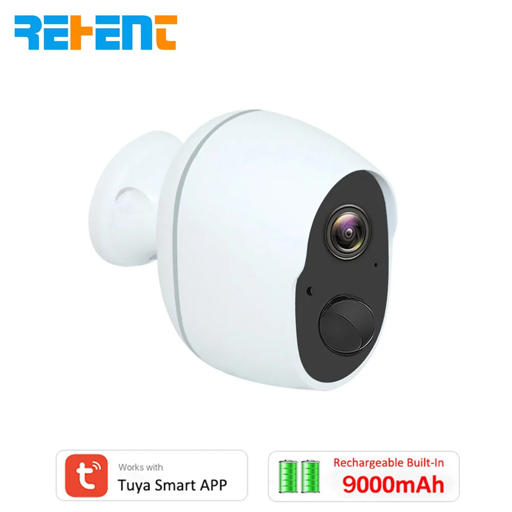 3MP 9000mAh Battery WIFI Surveillance Camera Tuya Smart Home Outdoor Security Protection Wireless CCTV Camera Solar Panel