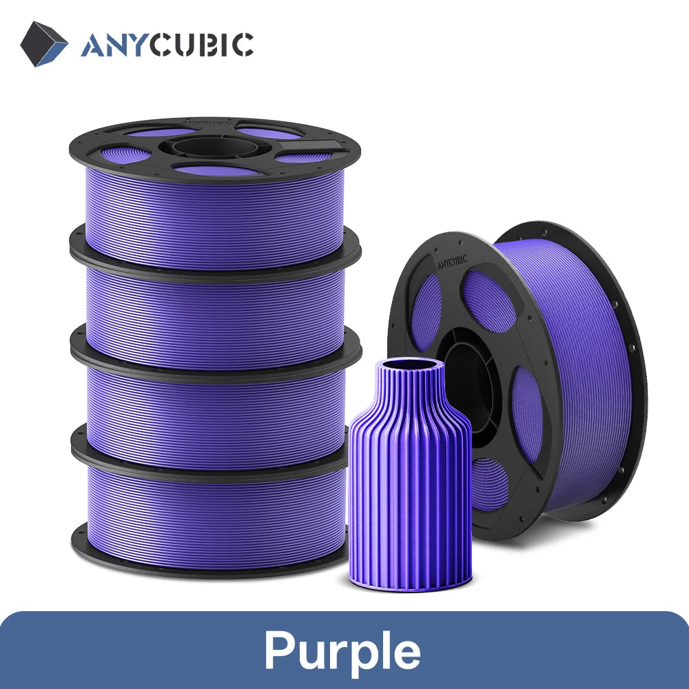 5 KGYCUBIC PLA Filament For FDM 3D Printer 1.75mm Eco-friendly 3D Printing Material Failment For Kobra S1C K3C EU US Warehouse