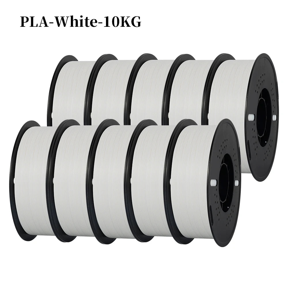 22LBS PETG or PLA filament 3D Printer Filament 10 Rolls 1KG 1.75MM Eco-Friendly Good Toughness Mix Color Free Shipping