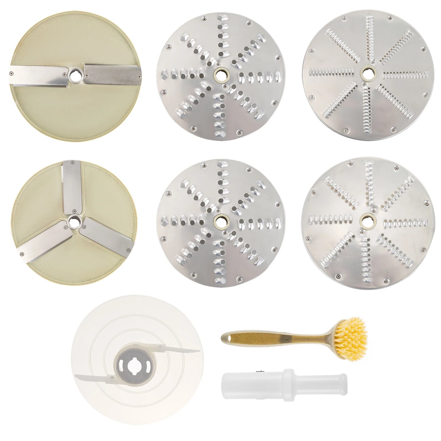 Electric Vegetable Fruit Cutter with 6 x Cutting Disks Vegetable Slicer Food Processor for Potato Cabbage Onion