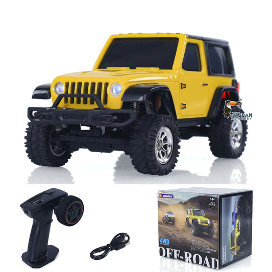 2.4G 1/36 Mini RC Rock Crawler 4WD Off-Road Car RTR Hobby Grade Remote Control Toy for Kids Adults Collectible Model