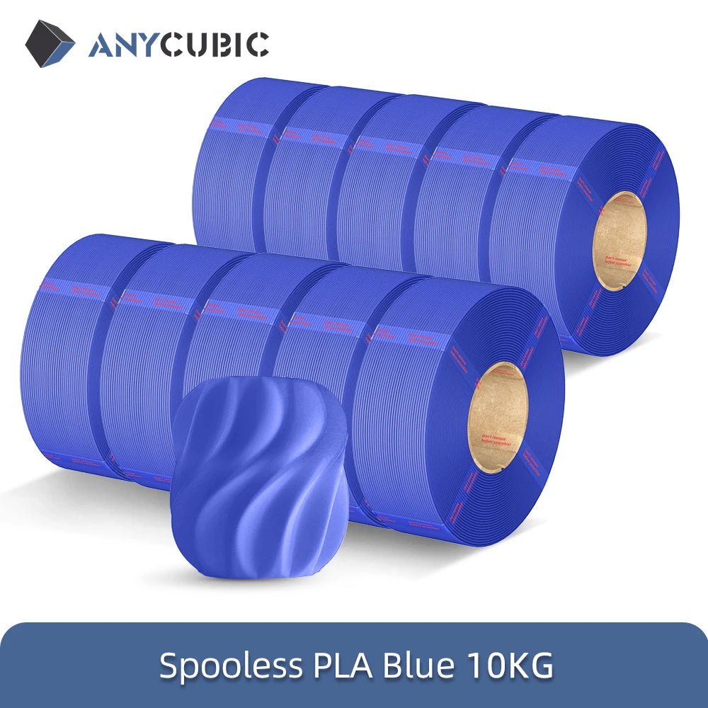 0KG Refill PLA Filament 3D Printer 1.75mm Spooless Plastic Rubber Filament Material For FDM 3D Printer for Kobra 3 S1C