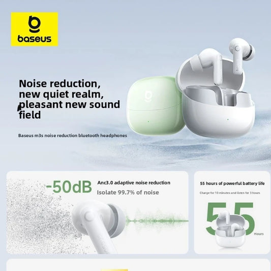 Bluetooth Earphones Deep Noise Reduction Wireless In Ear High Quality Sports Music Gold Label Certified Earphones