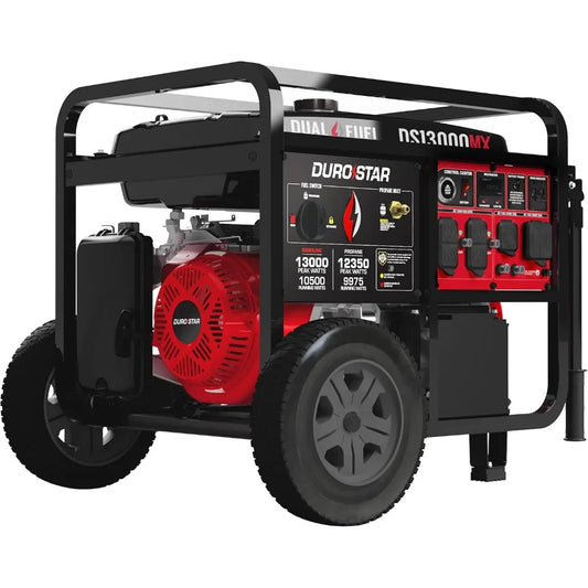 500cc 13000-Watt Dual Fuel Generator: Gas/Propane, Remote Start, Home/RV/Emergency Power