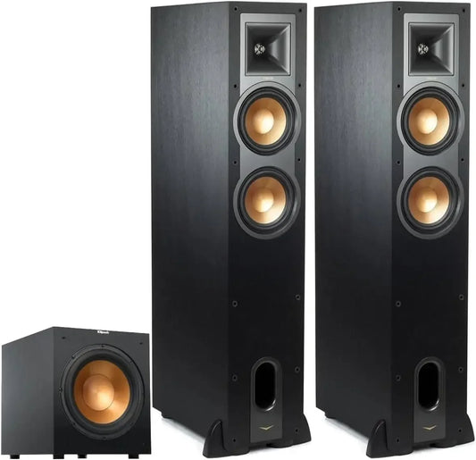 R-26FA Dolby Atmos Floorstanding Speaker (Pair) + R-12SW 12″ Subwoofer – Premium Home Theater Tower & Deep Bass Sub Bundle