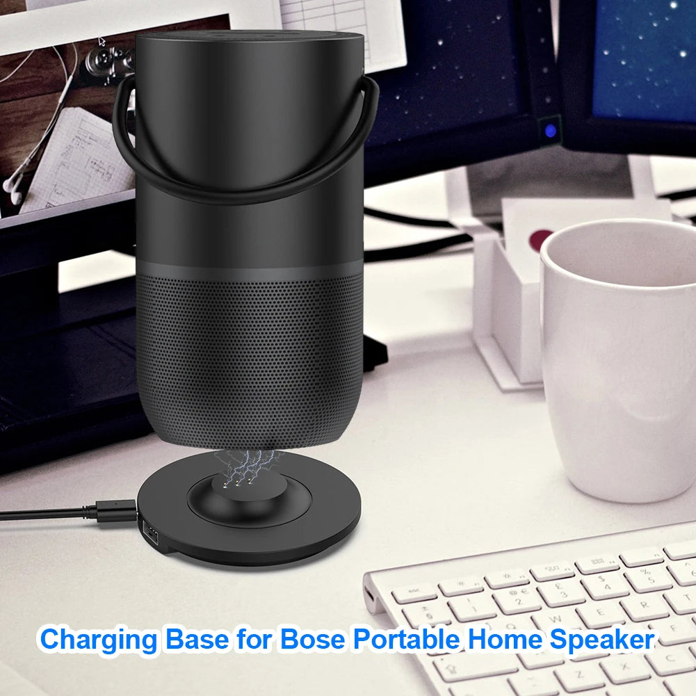 Universal USB Charging Stand Cradle Holder Charger Dock for Bose Home Speaker