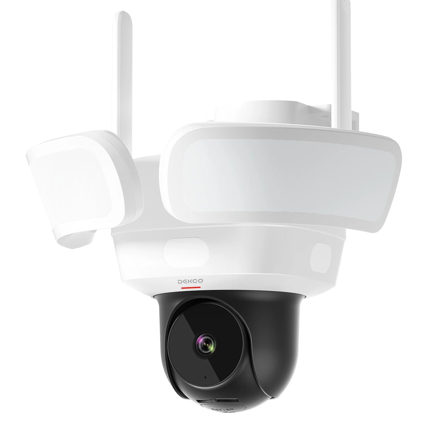 Dekco 3K/5MP UHD Wall Light Camera Wireless Wifi Floodlight Camera Outdoor 360° View Color Night Vision 2-way Audio Security Cam