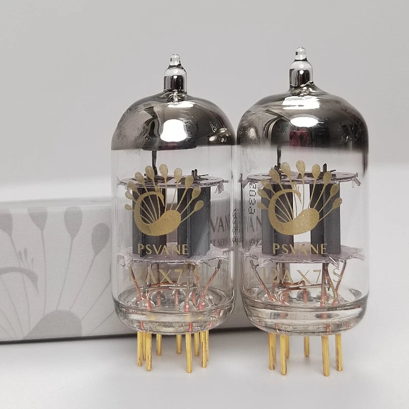 12AX7-S Vacuum Tube Replaces  JJ Gold Lion LINLAI Mullard 12ax7 ECC83 for Electronic Tube Amp Audio PreAmplifier