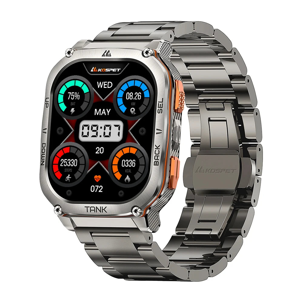 TANK M3 Ultra GPS Smartwatch For Men Waterproof 5ATM AMOLED AOD 480mAh Digital Bluetooth Call Men's Watches