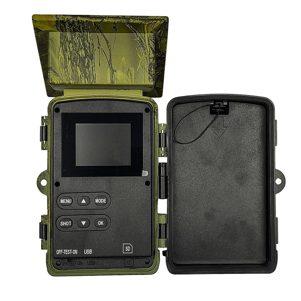 New 8K 60mp Solar Powered Hunting Camera Waterproof MP4 WIFI infrared Trail camera 5200mAh battery for wild animals watching