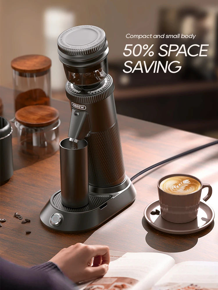 G5 48mm Conical Burr Electric Coffee Grinder Compact Portable Coffee Bean Mill Kitchen for Espresso Turkish Coffee