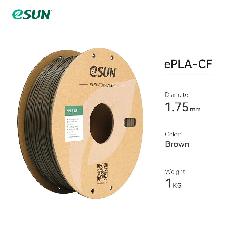 Carbon Fiber PLA 3D Printer Filament 1KG 1.75MM Fast Printing PLA-CF High-strength Carbon Fiber PLA Filament For Bambu Lab