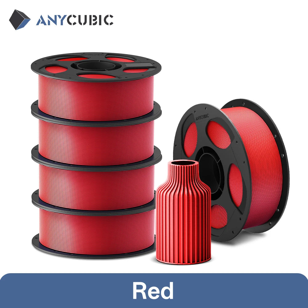 5 KGYCUBIC PLA Filament For FDM 3D Printer 1.75mm Eco-friendly 3D Printing Material Failment For Kobra S1C K3C EU US Warehouse