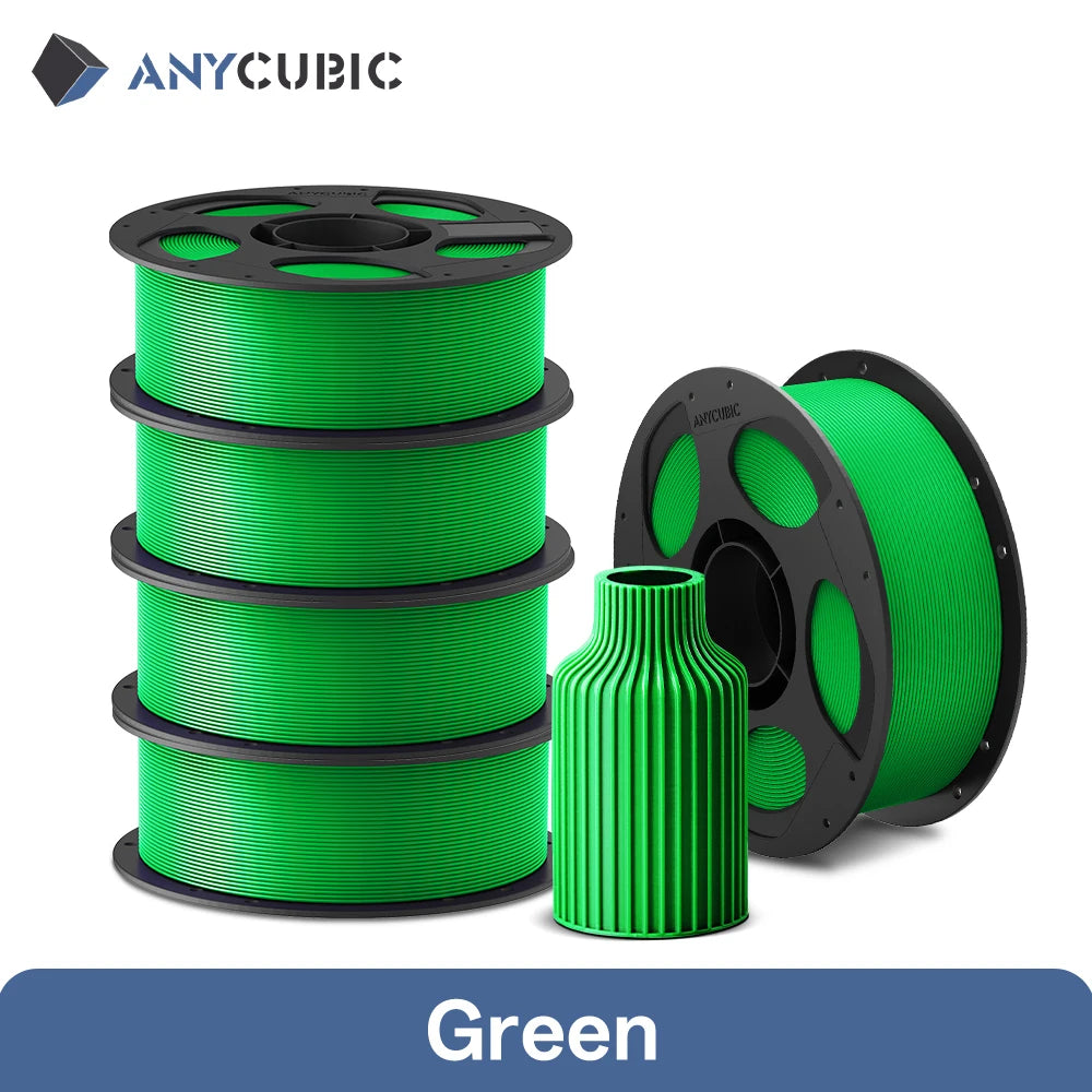 5 KGYCUBIC PLA Filament For FDM 3D Printer 1.75mm Eco-friendly 3D Printing Material Failment For Kobra S1C K3C EU US Warehouse