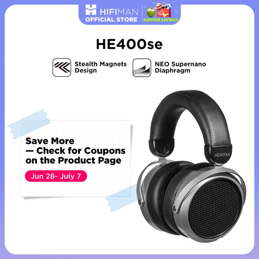 Planar Magnetic Headphones with Stealth Magnets
