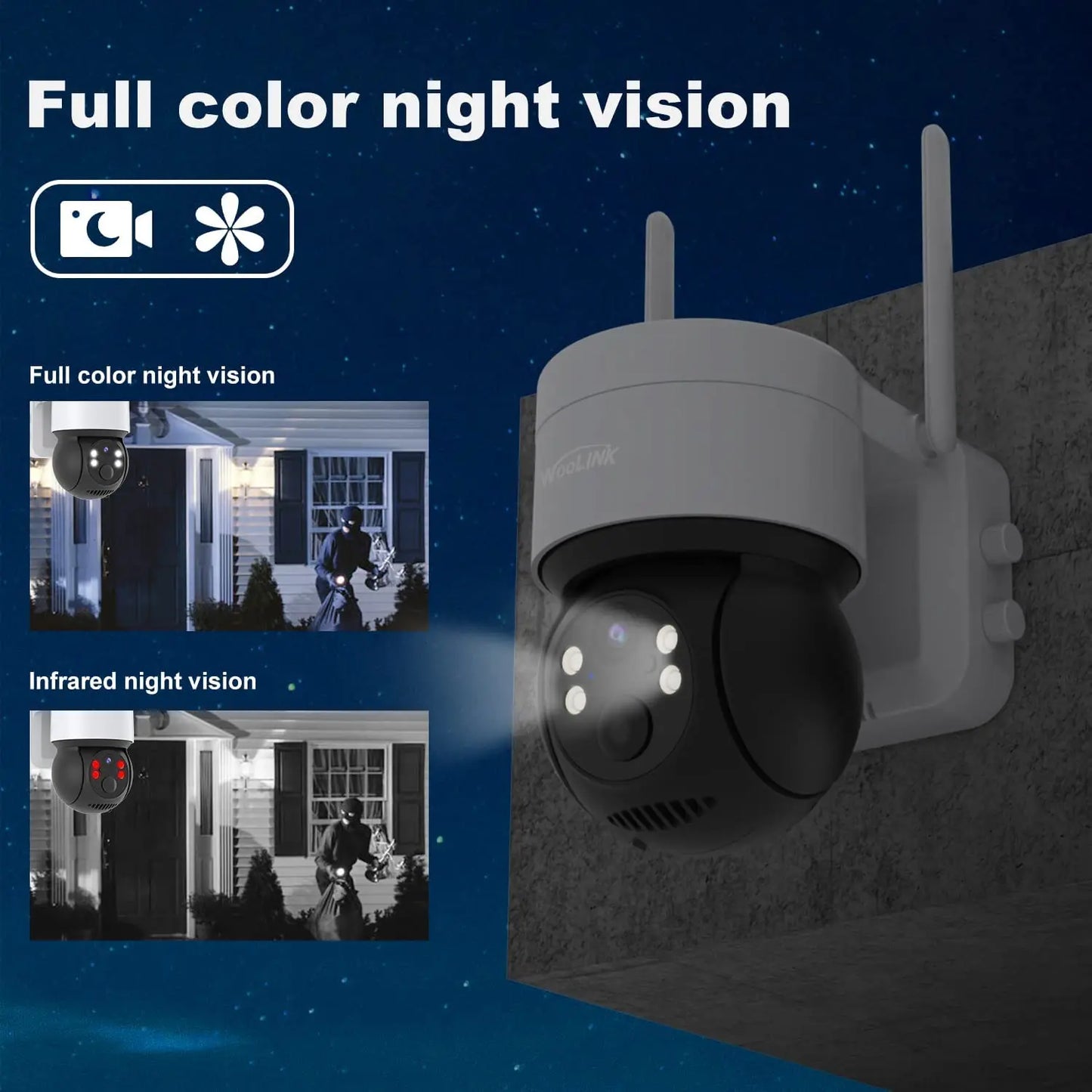 4MP Wireless Security Camera Outdoor WiFi Solar Battery Powered Camera Pan/Tilt Rotate Surveillance Camera Home Protection 2.4G