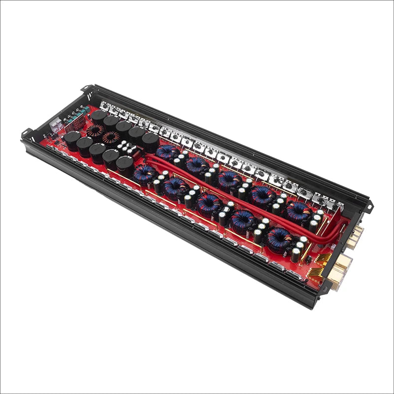 Maximum 5000W mono car audio amplifier, low distortion, smooth sound quality, 1 ohm mono Class D high-power car amplifier effici