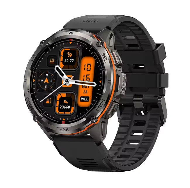 Ultra GPS Smart Watch for Men Rugged Smartwatch 470mAh Fitness AMOLED Bluetooth Electronic Watches