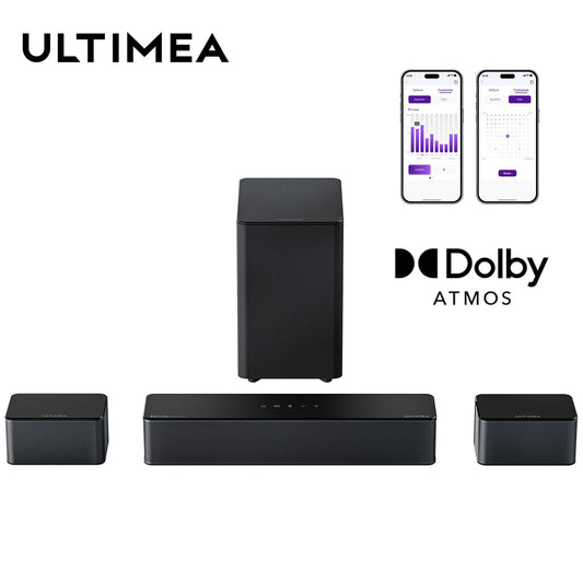 5.1 Soundbar with Dolby Atmos, 3D Surround System Soundbar for TV with Wireless Subwoofer,  APP Control, Home Theater TV
