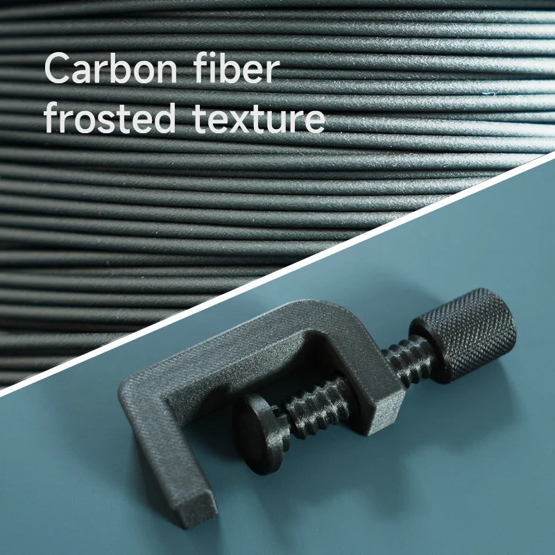 Carbon Fiber PLA 3D Printer Filament 1KG 1.75MM Fast Printing PLA-CF High-strength Carbon Fiber PLA Filament For Bambu Lab