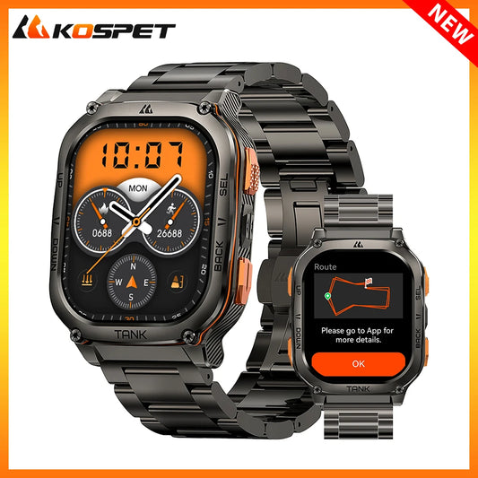 TANK M3 Ultra GPS Smartwatch For Men Waterproof 5ATM AMOLED AOD 480mAh Digital Bluetooth Call Men's Watches
