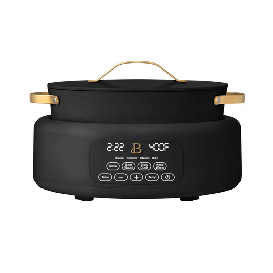 10 in 1, 6 Qt Electric Multi-Cooker, Black Sesame by Drew Barrymore