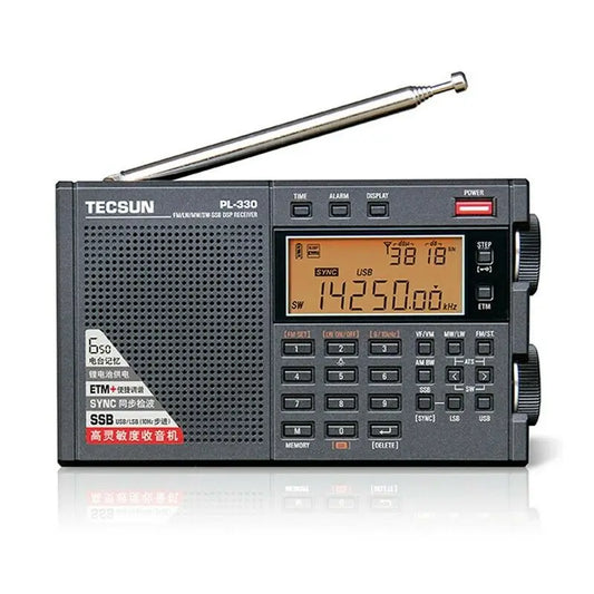 FM/MW/SW/LW SSB DSP Full-Band Radio Multi-functional Portable Radio Receivers High Sensitivity Radio PL330