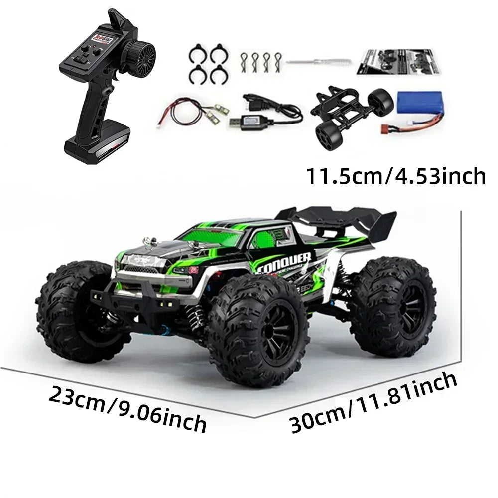1:16 Scale Large RC Car 50km/h High Speed 4WD Children Toy for Boys Remote Control Car 2.4G Off Road Monster Truck RC Toy