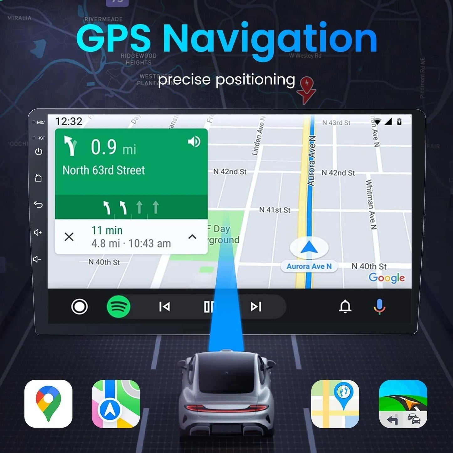 For Honda Accord 2013-2015 Android Touch Screen Car Radio WiFi GPS Navigation Auto Carplay Multimedia Player Head Unit