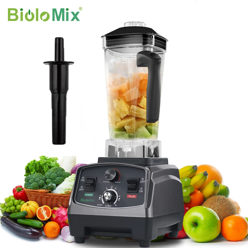 3HP 2200W Heavy Duty Grade Timer Blender Mixer Juicer Fruit Food Processor Ice Smoothies BPA Free 2L Jar