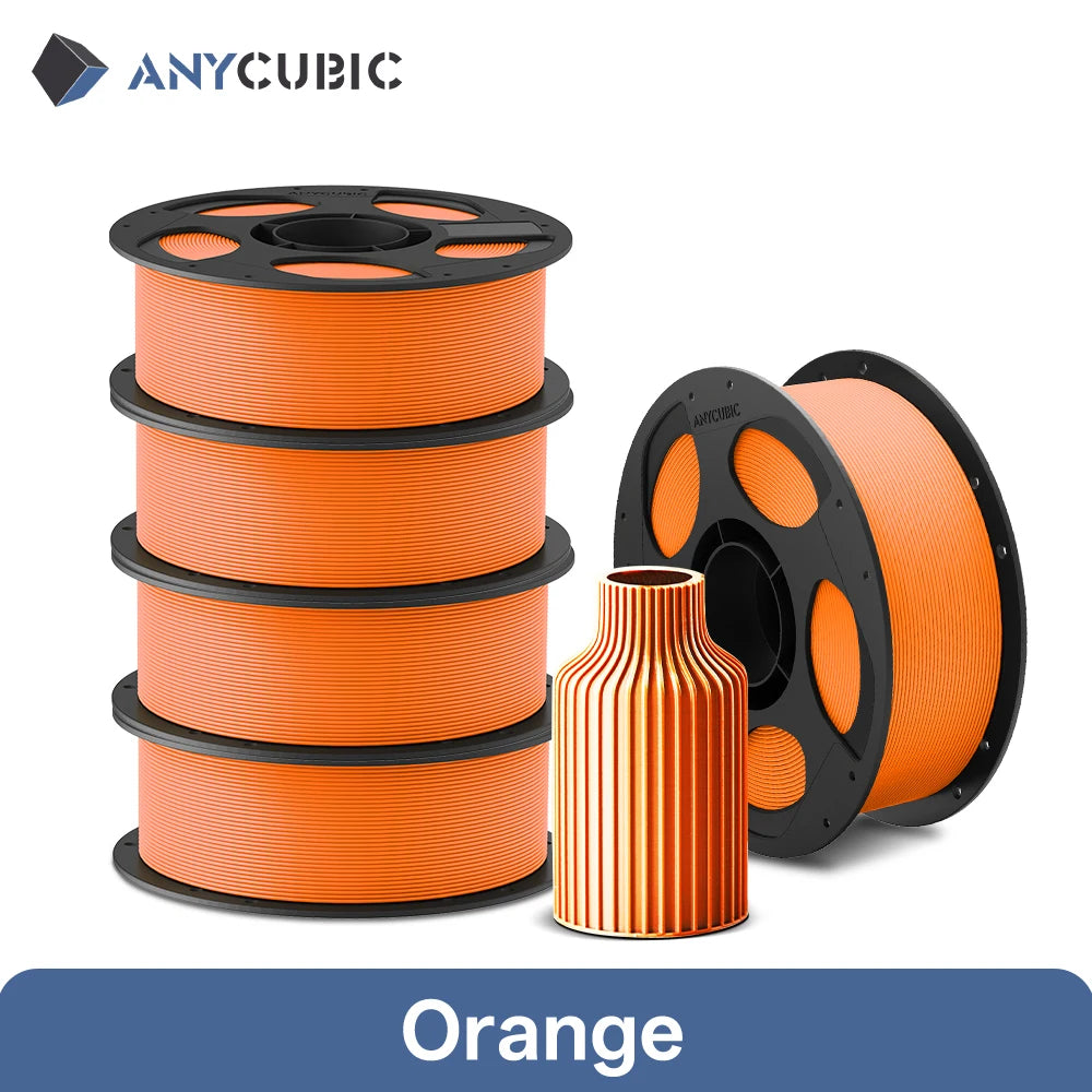 5 KGYCUBIC PLA Filament For FDM 3D Printer 1.75mm Eco-friendly 3D Printing Material Failment For Kobra S1C K3C EU US Warehouse