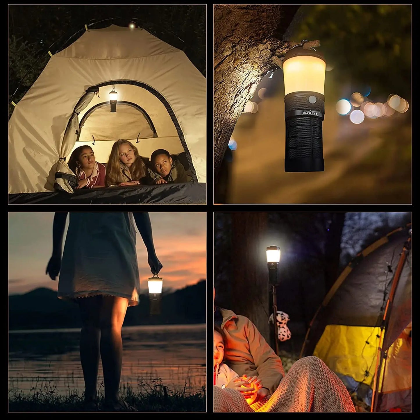 LED Camping Light Super Bright Anduril 2.0 Rechargeable Hiking Torch Spotlight Variable Color 2700K to 5000K